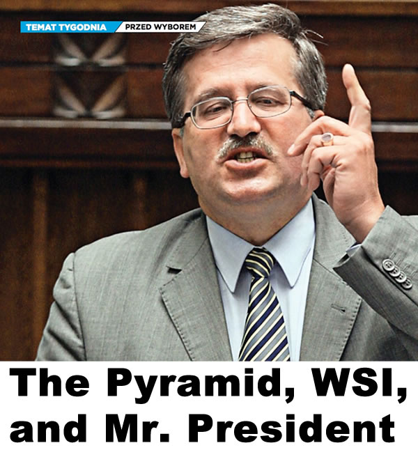 The Pyramid, WSI, and Mr. President