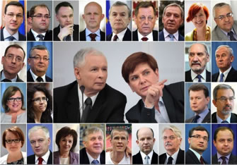 Beata Szydlo's New Cabinet takes shape in Poland.