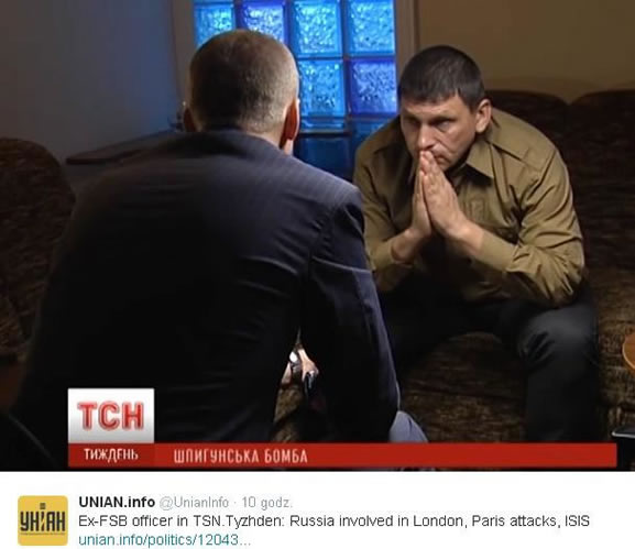 Ex-FSB officer in TSN. Tyzhden: Russia involved in London, Paris attacks, ISIS.