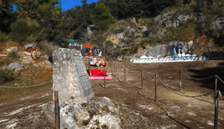 At Monte Cassino, in Italy, where the Polish soldiers fought valiantly and shed their blood during World War II, an unacceptable event is unfolding.