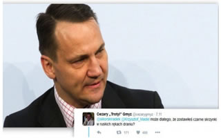 Controversial Polish politician, and former Minister of Foreign Affairs of Poland, Radek Sikorski.