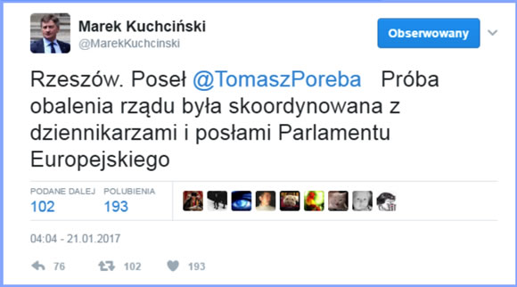 text proba obelania rzadu byla skoordynowana z dziennikarzami i poslami parlamentu europejskiego.