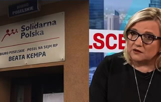 A man who set on fire the office of Minister Kempa was incited to violence by TVN